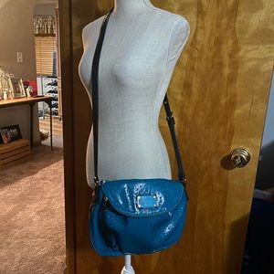 Vintage Marc by Marc Jacobs Turquoise Ostrich Jelly Bird Purse